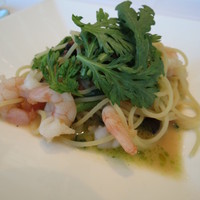 代官山ASO チェレステ 二子玉川店 - 本日のパスタ。春菊を使ったジェノベーゼソースのパスタ