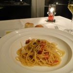 DINING ROOM IN THE MAIKO - アンコウとアンチョビのアーリオ・オーリオ