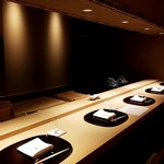 白金にし田 - カウンター