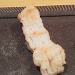 三郎鮨 - 穴子は白焼きで、決まりでしょ！塩もうまうま。