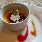 トラットリア セレーノ - クリームブュリュレカタナーラ