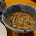 天史朗鮨 - イカゲソの塩辛　激ウマ!