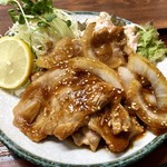 小野屋 - 焼肉定食（生姜焼）…880円