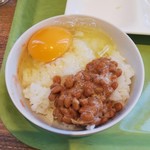 P RONTO - 納豆たまごご飯