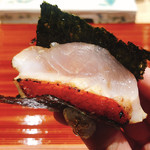 鮨旬美西川 - 金目鯛の炙り