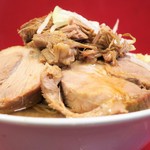 ラーメン二郎 - ラーメン小＋ニンニク多め