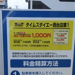 ラーメン二郎 - 周辺のコインパーキングの例