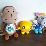 カフェ・アカリ - TV取材の記念と思われるキャラクター人形