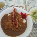 色えんぴつ - 日替わりﾗﾝﾁ　エビフライのせカレー