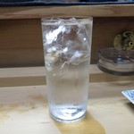 家庭料理 小川 - 芋水割り