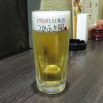 つかふき屋 - 生ビール