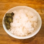 ラーメン 洞くつ家 - ライス