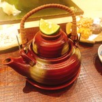 丸倉鮨 - 松茸土瓶蒸し