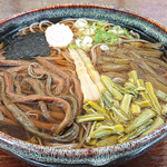 Doraibu In Kariyata - 山菜そば(700円)　2019.9