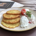 Freiberger Schankhaus - Herzhafte Kartoffelpuffer(別アングル)♪