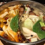 Tenshan Feiwei - 火鍋盛り合わせ 国産キノコと色とりどりの国産野菜