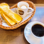 ポティエコーヒー - ブラジル＋モーニング５００円