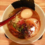 Menya Tsubame - 燕京カレーラーメン＋味付きとろとろ煮玉子