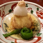 Dining＆Bar さがん - 無花果の揚げ物＾＾中はとろとろ〜〜♪