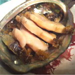 ステーキハウス華 - 鮑です！先にちょっと食べちゃいましたｗ