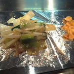 ステーキハウス華 - 最後の焼き野菜も。