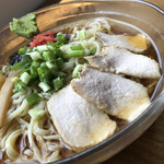 森下そば - 冷やし(大盛り)アップ