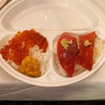 根津松本 - 中トロと雲丹とイクラのお寿司