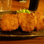 酒房 武蔵 - 串かつ250円　武蔵名物です。