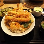 料理屋 兆治 - 「よくばり天丼（￥1,000税込）」