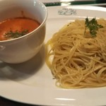 雪詩慕雲 - ブイヤベース風つけパスタ。