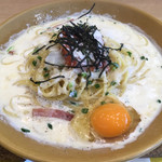 ＰＡＳＴＡレッジャーノ - おすすめ通り 卵黄だけをのせて