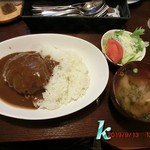 キッチンノダヤ - メンチカツカレー