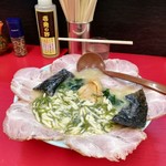 壱発ラーメン - メカトロチャーシュー麺￥1,000　バードアイビュー