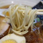 麺屋 麒麟 - ストレートの細麺