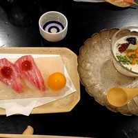 浅草一文 別館 - カマトロのお鮨と湯葉