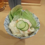 とんかつ燕楽 - かわらず旨いポテサラ