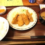 Tsurukame Shokudou - アジフライ定食