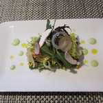 ラ ターブル ドゥ ジョエル・ロブション - 前菜　インゲンのミモザサラダ