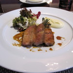 ラ ターブル ドゥ ジョエル・ロブション - ポークソティ　ポテトピュレ添え