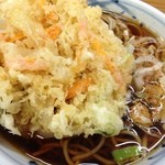 加賀 - かき揚げそば440円