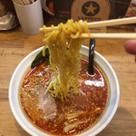 牛もつラーメン 白黒 - 