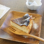 図書館カフェ オッコ ベーグル - チーズケーキ