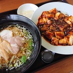 中国四川料理 天府仙臺 - 塩ラーメン&麻婆飯(2019.09)