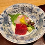 川田 - 2019.8.  鮪と鯛のお造り