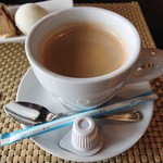 ラ フォンテ - 泡立ったコーヒーです♪