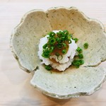 松寿司 - 鱧の梅肉サンド