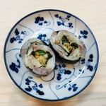 松寿司 - 鯵の巻物