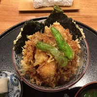 天婦羅 みやしろ - かき揚げ天丼