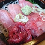 鮨 すず木 - 本鮪三色丼