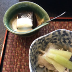 割烹 丸一 - デザートのコーヒーゼリー。